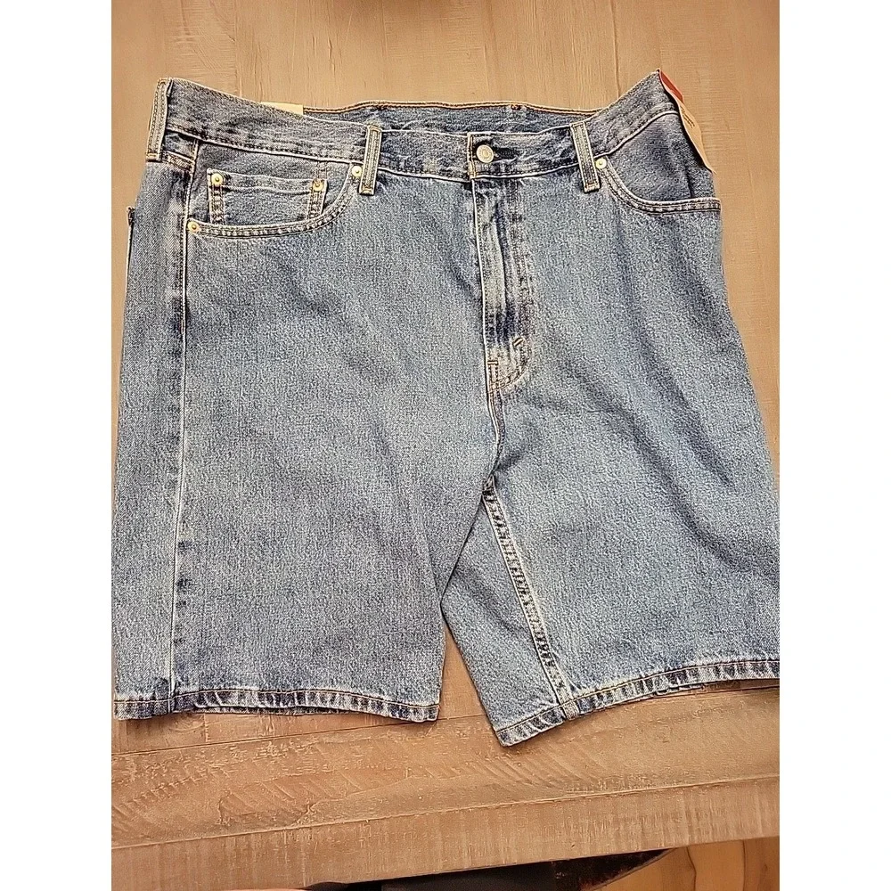 Levi‎ Levis 405 Medium Wash Jean Shorts Mens Sz 40 New NWT Denim Strauss Stylish